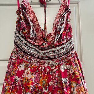 Free People - Large L - Floral Maxi Dress